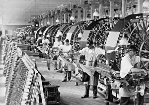 Patterson Prints: Weaving silk Patterson New Jersey USA early 1900s