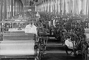 Weaving Collection: Weaving taffeta silk ribbons Patterson New Jersey USA