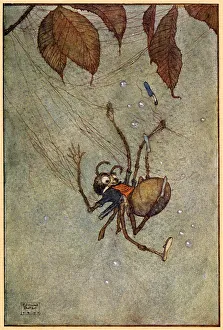 Fell Prints: The web and the diamonds, and the Big Spider himself all fell to the ground