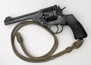 Images Dated 21st February 2012: Webley 455 Mk VI eight-shot double action service revolve