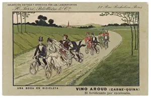 Unconventional Prints: Wedding on Bicycles
