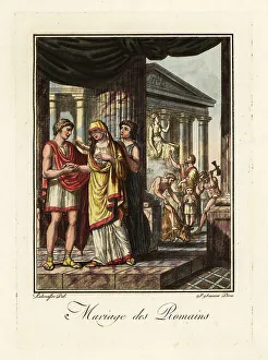 Roman Empire Prints: A wedding ceremony in ancient Rome