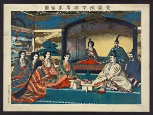 Wedding of Crown Prince Yoshihito and Princess Kujo Sadako W