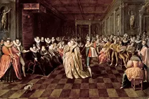 Louvre Prints: Wedding dance of the Duke of Joyeuse