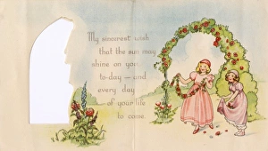 Brides Maids Gallery: Wedding Day card (inside)