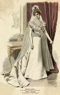 Corsage Prints: Wedding Dress 1899