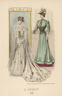 Buttoned Collection: Wedding Dress 1905