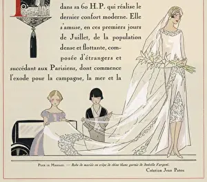Bridesmaid Prints: Wedding Dress 1926