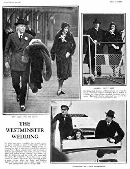Grosvenor Collection: Wedding of the Duke of Westminster & Loelia Ponsonby