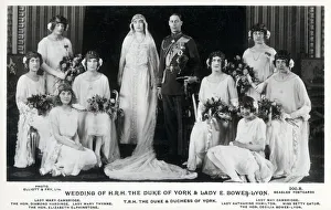 Bridesmaid Gallery: The Wedding of The Duke of York and Lady Elizabeth Bowes-Lyon (the future King George VI)
