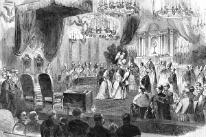 Images Dated 18th October 2016: Wedding of Emperor Franz-Joseph I Austria to Elisabeth