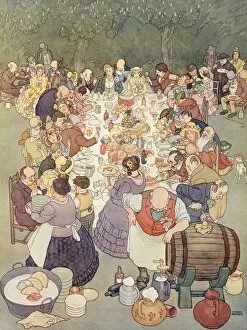 1944 Gallery: Wedding Feast by William Heath Robinson