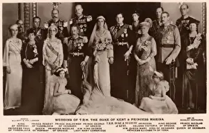 Norwegian Prints: Wedding - George, Duke of Kent and Princess Marina of Greece
