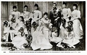 Wedding of King George V, 1893: Print of Royal Art