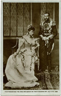 Decorations Collection: Wedding of George, Duke of York, and Princess Mary of Teck