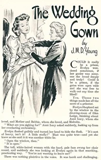 Fastened Prints: The Wedding Gown