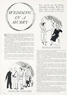 Hurry Prints: Wedding in a hurry, 1944