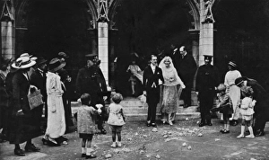 Images Dated 24th January 2017: Wedding of Lady Diana Manner and Duff Cooper