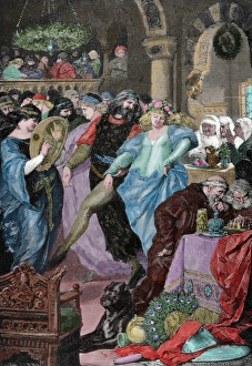 Wedding Lohgengrin and Elsa, daughter of the Duke of Brabant Wedding Lohgengrin and Elsa, daughter of the Duke of Brabant