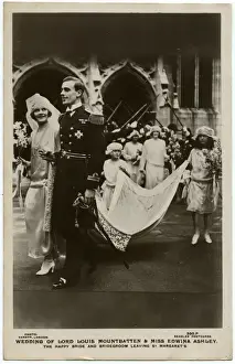 Wedding of Lord Louis Mountbatten and Edwina Cynthia Ashley