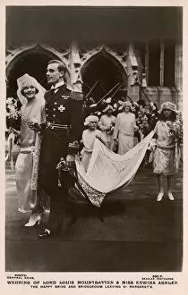 Ashley Collection: Wedding of Lord Louis Mountbatten and Miss Edwina Ashley