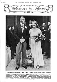 Images Dated 2nd September 2015: Wedding of Mr I. M. B. Stuart and Mis Barbara Millar