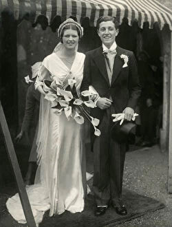 Wedding of Pamela Tabor to John Daniell, 1933