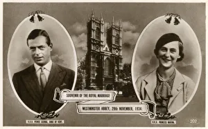 Images Dated 17th July 2019: Wedding of Prince George, Dke of Kent to Princess Marina