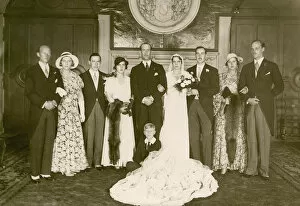 Images Dated 4th May 2011: Wedding of Princess Theodora of Greece (1906-69), sister of the current Duke of Edinburgh
