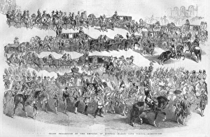 Images Dated 18th October 2016: Wedding procession of Empress Elisabeth of Austria