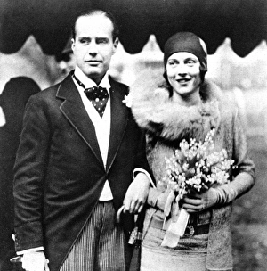 Images Dated 9th October 2017: Wedding of Sir John Milbanke, Bt. and Lady Loughborough
