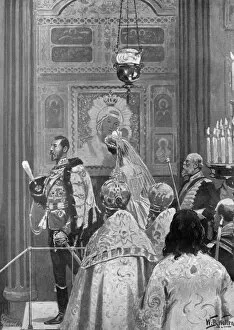Images Dated 4th March 2011: Wedding of Tsar Nicholas II and Princess Alix of Hesse
