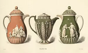 Ceramics Collection: Wedgwood coffee pots and chocolate pot
