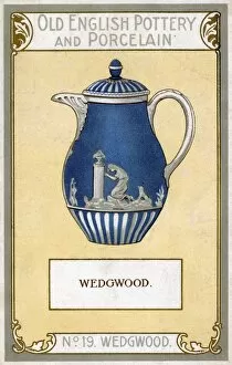 Pottery Collection: Wedgwood Jasperware covered jug