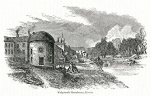 Etruria Gallery: Wedgwoods manufactory in Etruria 1857