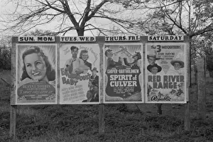 Program Prints: The weeks movie program, San Augustine, Texas