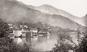 Weggis, Lake Lucerne, Switzerland, Woodburytype