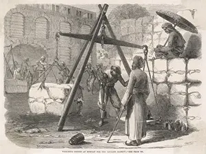 Weigh Prints: Weighing cotton, India