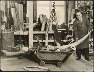 Weighing Ivory Tusks