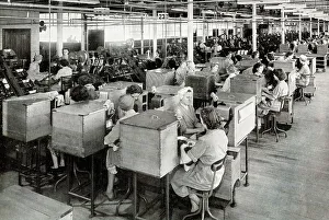 Packing Prints: Weighing and Packing Tobacco at Ogden's Factory, Liverpool