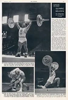 Weight-lifters and wrestlers, 1948 London Olympics