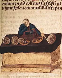 Weighting camphor. Illustration from Tractatus