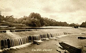 Weir Prints: The Weir, Llandaff, Wales