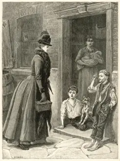 Bare Foot Prints: A welcome visitor to a poor home