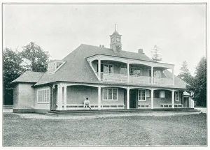 Lime Prints: Wellington College Cricket Pavilion