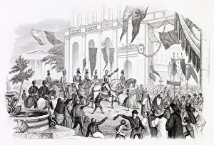 Enthusiastically Prints: Wellington enters Madrid, enthusiastically welcomed by most of the inhabitants who