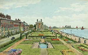 Pond Prints: Wellington Gardens, Lowestoft, Suffolk