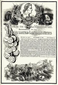 Masthead Prints: Wellington supplement to the Illustrated London News 1852