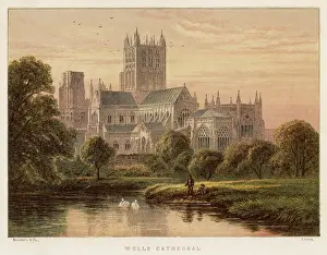 1871 Prints: Wells Cathedral / 1871