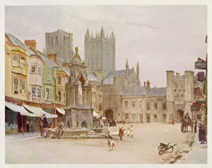 Wells Collection: Wells / Marketplace 1906